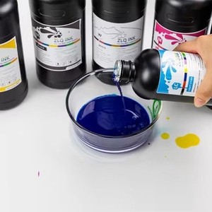 Encre UV en gros CMYK Blanc 1KG pour Têtes d'impression I3200 G5 G6 Encre à séchage instantané Encre dure Encre souple - Product Image 3