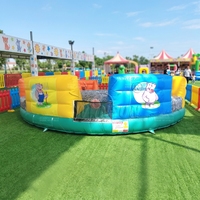 WINSUN Sport Center Nouveau Grand Bouncer Gonflable pour Adultes, Jeu de Rebond Hippopotames Affamés