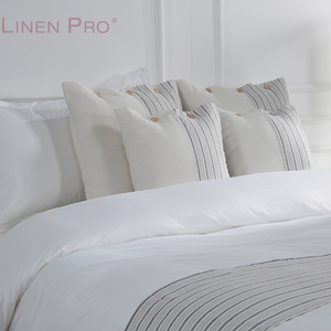 Lençol de Cama <span class=keywords><strong>Queen</strong></span> <span class=keywords><strong>Size</strong></span> 100% Algodão Bordado para Hotel na Tailândia - Atacado - Product Image 5
