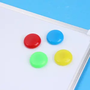 Office color magnet round 30mm whiteboard magnet teaching aids magnetic beads magnetic buckle fridge magnets
