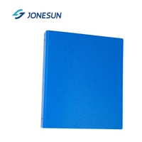 Classeur à anneaux en plastique mousse PP, classeur à trois anneaux, classeur de documents, organiseur avec anneaux ronds de 1,5 pouce