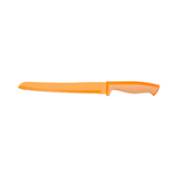 Ensemble de 5 couteaux de cuisine en acier inoxydable, vente en gros, manche en PP, conception ambidextre, construction durable, antiadhésif