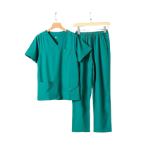 Costumes d'hôpital pour femmes de qualité supérieure de couleur bleue sur mesure en gros femme infirmière gommages médicaux gommage médical pour femmes