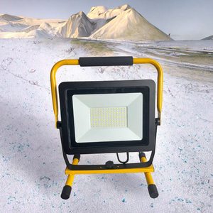 Projecteur LED portable rechargeable professionnel 30/50/100 Watts pour ateliers, bureaux, jardins, IP54, corps en aluminium, AC - Product Image 2