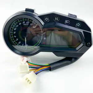 Factory Price Universal Motorcycle Speedometer CR1 Universal Digital LCD Speedometer For Motorcycle