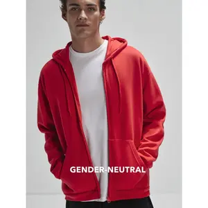 Felpa B&C ID.224 con Zip e Cappuccio, Merchandising Sostenibile - Product Image 3