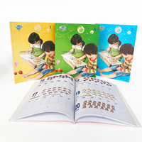 Manuels scolaires de mathématiques en anglais à couverture souple, impression personnalisée, reliure parfaite, livres en anglais pour le lycée
