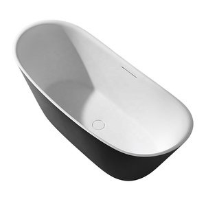 Bañera de piedra de <span class=keywords><strong>roca</strong></span> artificial ovalada verde, bañera de remojo de SPA interior para proyectos de apartamentos de Hotel, diseño independiente colorido - Product Image 6