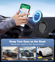 Support Téléphone Réglable à 360° à Ventouse et Magnétique pour Voiture et Bureau – Compatible Tous Smartphones