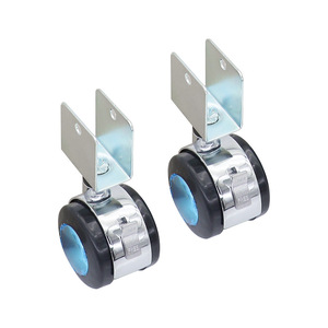 Roulettes pivotantes en alliage Disiwei de 2 pouces avec frein pour mobilier de bureau - Product Image 2