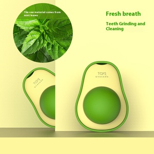 Gran oferta, Bola de hierba gatera de aguacate, juguete para gatos, lamiendo coccidiosis, fruta, dientes molares, limpieza de gatos, bola self-hey - Product Image 3