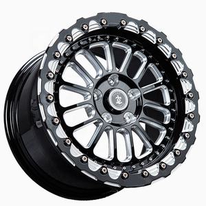 Jantes Beadlock forgées 5x120, roues de 18, 19, 20, 22 pouces, roues de voiture, roues tout-terrain 6x139.7 5x114.3 pour BMW GTR Nissan Patrol - Product Image 1