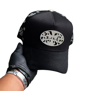 Hoge kwaliteit streetstyle custom borduurwerk 3D logo hoekvuurvormige satijnen voering petten Danny hoeden baseballcap G5 hoeden - Product Image 6