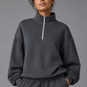 เสื้อสเวตเชิ้ตซิป ¼ ตัว แบรนด์ USA Soft สำหรับผู้ชาย แขนยาว เหมาะสำหรับฤดูใบไม้ร่วง สวมใส่สบายๆ ออกกำลังกายกลางแจ้ง จัดส่งรวดเร็วจากสหรัฐอเมริกา - Product Image 5