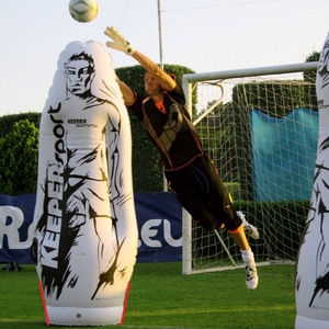 Mannequin de football gonflable en PVC pour l'entraînement sportif, mannequin de gardien de but - Product Image 2