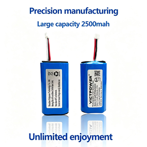 โรงงานวิคพาวเวอร์ แบตเตอรี่ลิเธียมแบบชาร์จได้ 10.8V 2500mAh 36Wh ทรงกระบอก สำหรับปืนนวด - Product Image 2