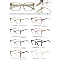 Classique Bleu Lumière-Blocage MS 81621 Lunettes pour Femmes À La Mode Transparent Cadre Lunettes De Luxe Logo Personnalisable