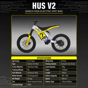 <span class=keywords><strong>Moto</strong></span> tout-terrain pour enfants, batterie lithium 48V 13Ah, suspension intégrale pour jeunes pilotes, moteur brushless 1500W, fournisseur d'usine - Product Image 6