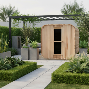 خشب الأرز الأحمر الكندي/الشوح الصيني لساونا خارجية فاخرة في المساحات الكبيرة - Product Image 2