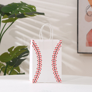 Pafu Sport <strong>Party</strong> Supplies <strong>Football</strong> <strong>Party</strong> Favor Goody <strong>Bags</strong> Baseball Kraft Paper Gift Goodies <strong>Bags</strong> Candy Treat <strong>Bags</strong> - Product Image 3