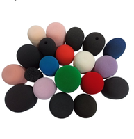 70*45*95mm petit micro mousse pare-brise Mini couvre Mini micro éponge boule micro couverture pour AT2020 Microphone