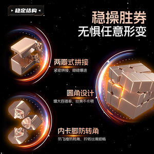 Meilong Mirror V2 3x3 Rubik's <b>Cube</b> Magnetic Smooth <b>Magic</b> <b>Cube</b> For Teens And Adults Unisex Toy - Product Image 1