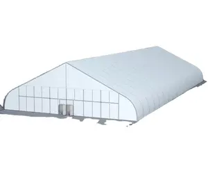 new design peach shape padel court tent hall for sport court