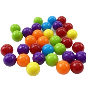 500g/bag 6-16mm Plastic No Hole Round Solid Color Bubblegum Beads Acrylic Opaque Loose Non-Porous Beads For Making Diy Jewelry