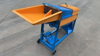 Décortiqueuse de maïs à prix d'usine, taille moyenne, pour usage domestique et agricole, plus efficace, avec roue de broyage à double rouleau, portable