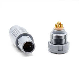 Conector Circular de Empuje y Tracción Serie P, Conector Macho de 19 Pines de Plástico para Uso Médico, Conector de Cable para Cinturón Médico - Product Image 5