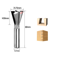 Outils de coupe pour le travail du bois YUFU Diamond, manches de 1/4 et 1/2 pouce, fraises conventionnelles personnalisables ODM/OEM, fraise à queue de pie 14