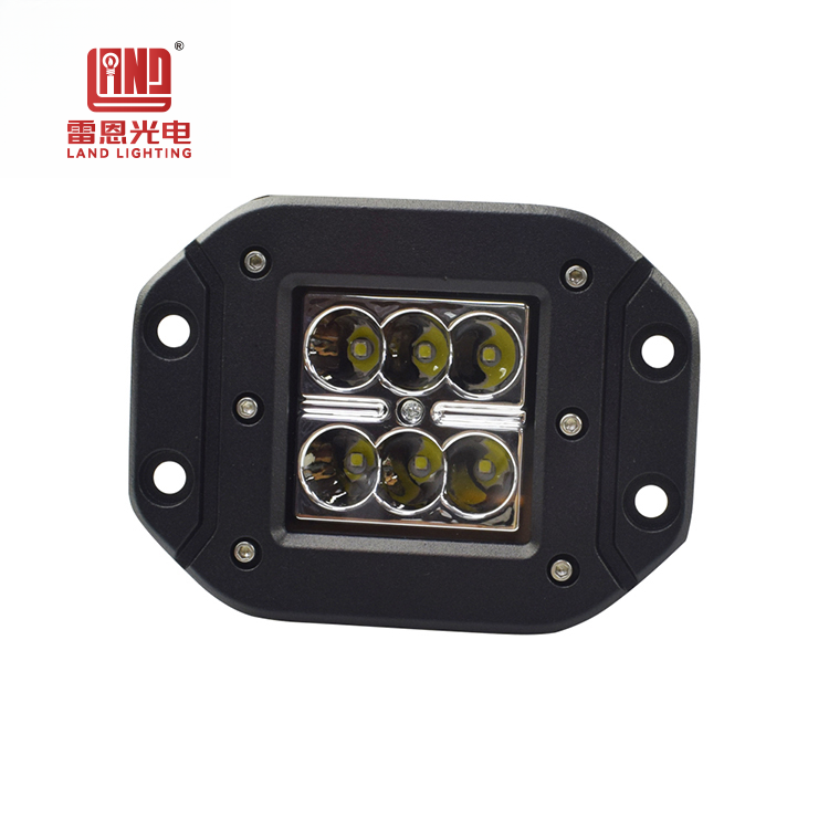 Square Combo Beam LED Car Driving Light Truck Recessed Led Work Light