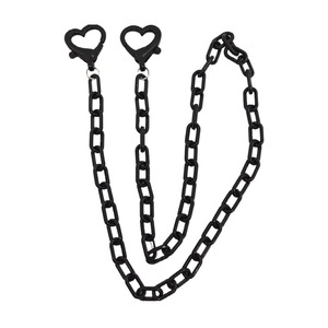 Clip de corazón para niños, plástico antipérdida, acrílico, práctico, para mascarilla, cordón, soporte de cadena para mascarillas - Product Image 5