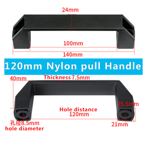 ABS Reinforced Nylon U Shape Welder Machine Tool Accessory Pull Handle OEM Industrial Bridge Shape Handle Plastic <strong>Black</strong> Modern - Product Image 3