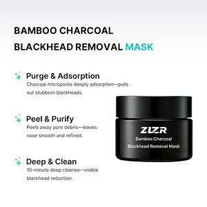 Ventes Flash : Masque Nettoyant Hydratant en Profondeur au Charbon de Bambou Noir, Acide Hyaluronique et Aloe Vera, Format Voyage, Marque Privée OEM - Product Image 2
