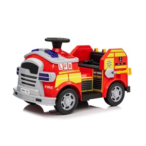 Camion de pompiers électrique pour enfants, une place, <span class=keywords><strong>batterie</strong></span> 12V, jouet pour enfants de 2 à 5 ans - Product Image 2