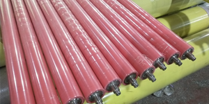 Roller Berlapis Karet Pemasok Berkualitas Tinggi Roller Konveyor Karet Roller Karet Poliuretan - Product Image 5