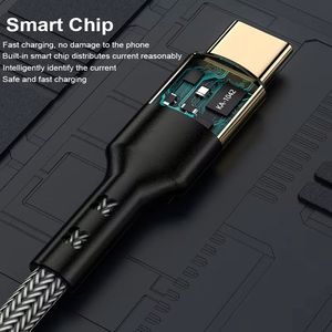 High Quality Gold Plated 3A 20V 60w Fast USB C to USB C Cable for IP 16 15 for Samsung Huawei Xiaomi USB C Charger Cable - Product Image 5