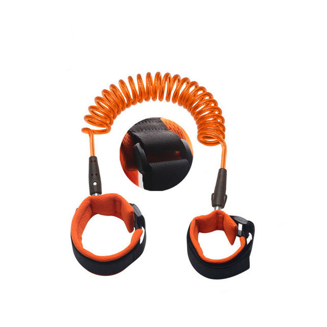 Детские наручные ручки Функция "антипотеря ссылка поясом для маленькой девочки Анти-потерянный защитный зажим для запястий наручные поводок с замком и ключом