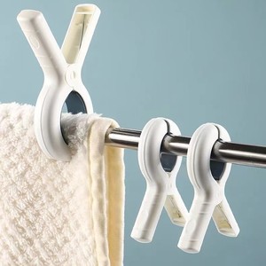Drying <b>Clips</b> Round <b>Hook</b> Type PP Plastic Durable For Clothes Sheets Blankets Home Use - Product Image 2