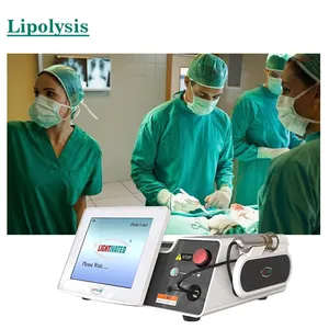 2024 gran oferta sistema láser de diodo quirúrgico para lifting facial Dual 1470Nm 980Nm Lifting resultado efectivo endoláser lipólisis