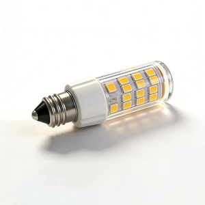 <b>E12</b> LED Corn <b>Bulb</b> 3.3W Smd 2835 AC 120V PC cover+Ceramic body for Residential Use <b>E12</b> LED Lamp Light - Product Image 2