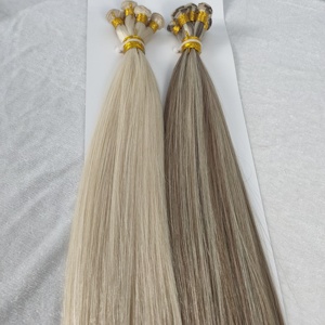 Jasmine Beauty Hand Tied Weft Hair Extensions Hot Sale Bleach Blonde Cuticle Aligned 100 Remy Human Hair Natural Weave Wholesale - Product Image 5