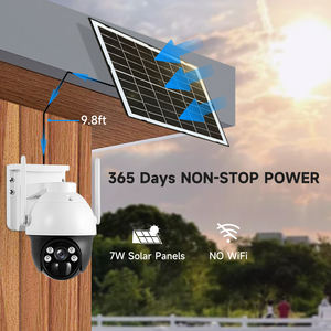 Caméra de sécurité sans fil réseau extérieure Eseecloud AOV 5G WiFi 4MP CMOS 4G avec carte SIM solaire PTZ, étanche IP66, 1 an - Product Image 2