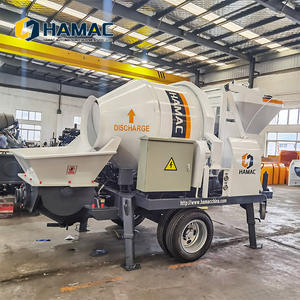 Portable Diesel Concrete Mixer with Pump Machine/Self <b>Loading</b> Mobile Concrete Mixer with Pump for Construction - Product Image 2