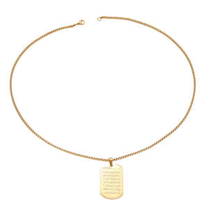 Collar con Colgante de Moda Islámica Árabe con la Palabra Alá, Joyería de Acero Inoxidable al por Mayor para Hombres y Mujeres 2025 - Product Image 5