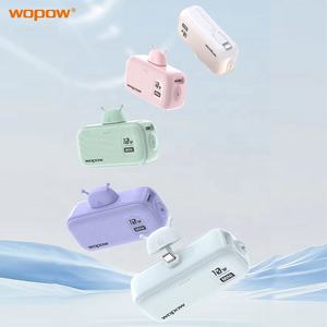 Wopow <span class=keywords><strong>2026</strong></span> חדש לגמרי, סוללת גיבוי ניידת אולטרה מיני דבורה קטנה, 5000 מיליאמפר/שעה, מטען מהיר, סוללת גיבוי מיני - Product Image 5