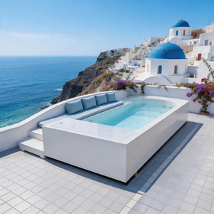 <span class=keywords><strong>Piscina</strong></span> Residenziale di Lusso in Fibra di Vetro <span class=keywords><strong>con</strong></span> Sistema ad Acqua Salata e Skimmer Integrato, <span class=keywords><strong>Piscina</strong></span> Interrata in FRP Durevole - Product Image 4