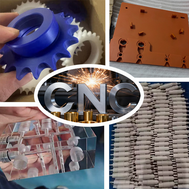 CNC Machining Turning Engineering Plastics PEEK Nylon POM Delrin Acrylic PTFE PC UHMW PC PMMA Cnc Machining Plastic Products