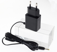 Adaptor Daya AC 9V 1A dengan Colokan 5.5mm X 2.1mm untuk Router, Mainan, Speaker Bluetooth, Catu Daya DC 9V 1A